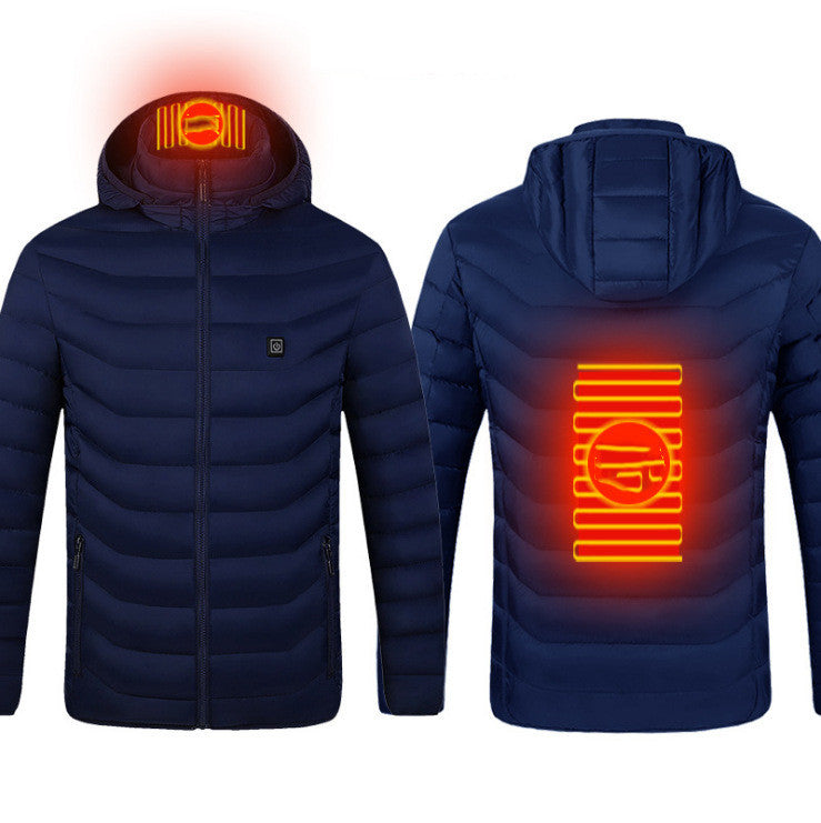 Electric Heated Winter Jacket – USB Rechargeable Thermal Coat