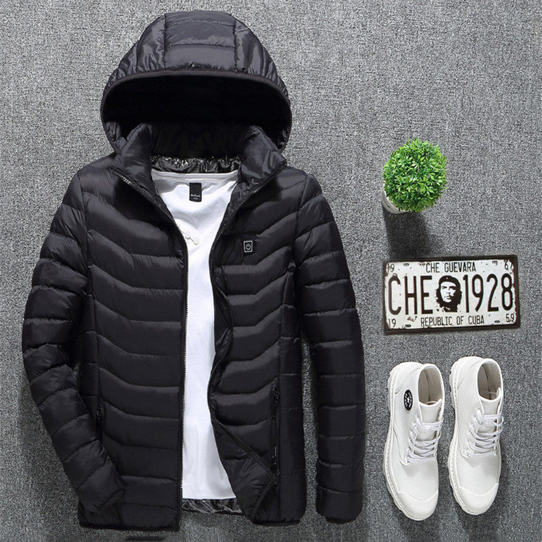 Electric Heated Winter Jacket – USB Rechargeable Thermal Coat