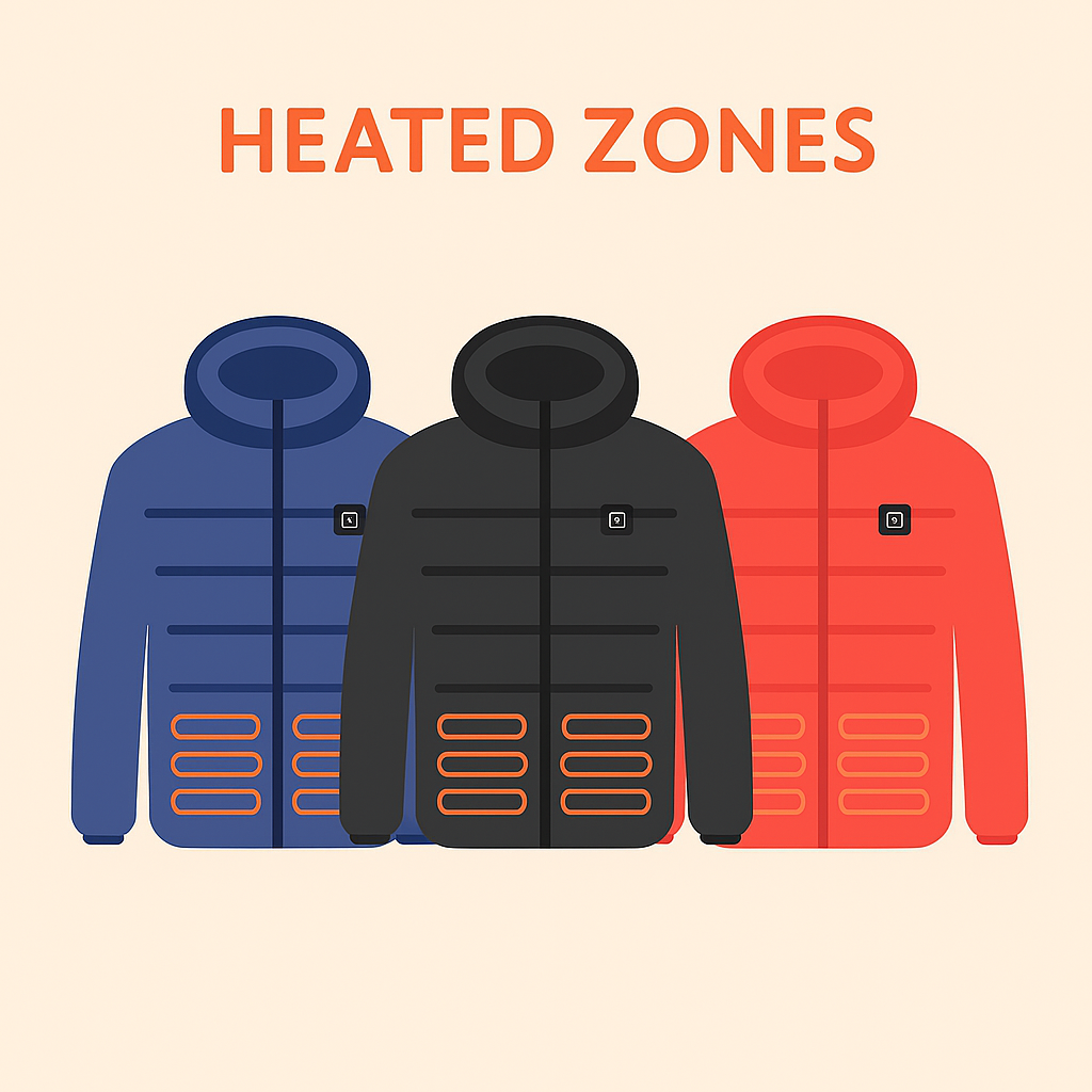 USB Heated Winter Jacket (100% Animal-Free Materials)