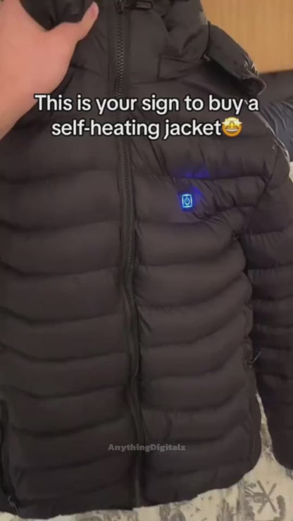 USB Heated Winter Jacket (100% Animal-Free Materials)